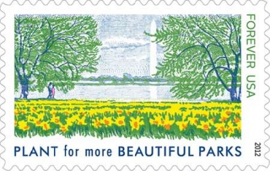 Plant For A More Beautiful Parks Canvas Art - US POSTAL SERVICE (24 x 36)