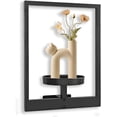 thumbnail image 1 of Metal Plant Wall Frame,Plant Frames Wall Decor, Picture Frame Wall Plant Holder, Window Plant Shelves, Plant Frames for Wall, Metal Modern Style for Home Decor Display Stand,1 PCS, 1 of 7