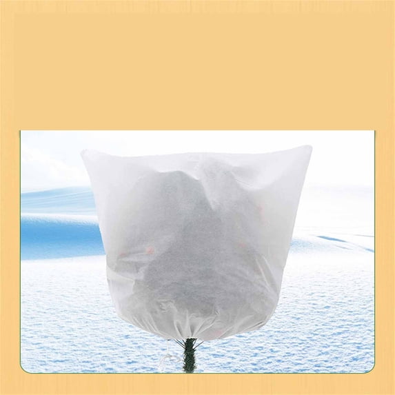 Plant Freeze Protection Cover, 0.6X0.8Ft 0.8X1Ft 0.8X1.2Ft 1.2X1.8Ft 1.8X2Ft 2X5Ft Size White Xxl Cover For Garden Plants Shrubs Trees Winter Cold Protection (1Pc)