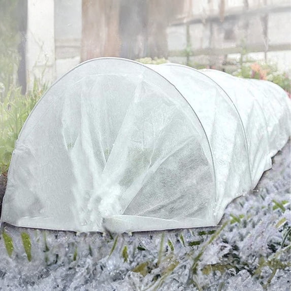 Plant Frost Blanket 10x30ft Winter Protector Cover Non-Woven Fabric Garden Row/Cover for Vegetables Fruit Trees Cold Weather Freeze/Protector Floating Sheet Clear C
