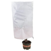 Plant Frost Cover under 5! CQCYD Plant Frost Protection Cover, Non-Woven Fabric Winter Cold Weather Shield, Drawstring Thermal Cover for Shrubs and Bushes