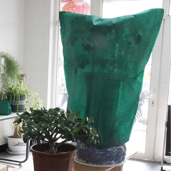 Plants Frost Protection Cover - Winter Warm Fleece Bag for Trees, Shrubs, Potted Plants - UV-Resistant, Breathable Non-Woven Fabric - Sizes S/M/L/XL - Protects from Cold, Wind, Animals