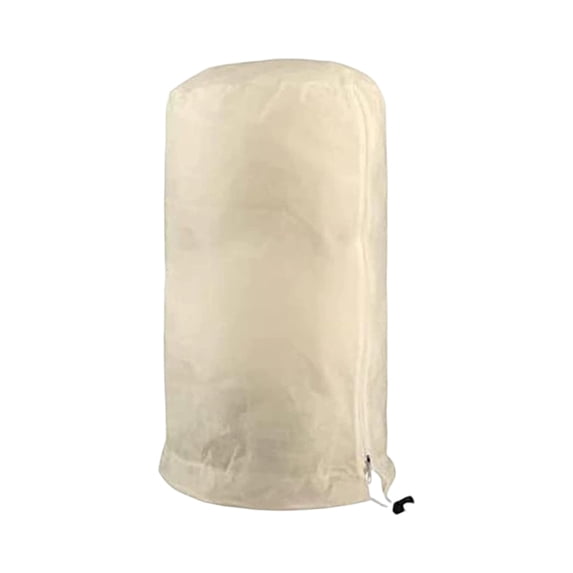 Plant Frost Protection Covers For Winter, 24In/31In/47In/55In/79In/98In Frost Blankets With Drawstring, For Outdoor Trees Shrubs Plants Flowers Patio Gardens - Yellow Xxl