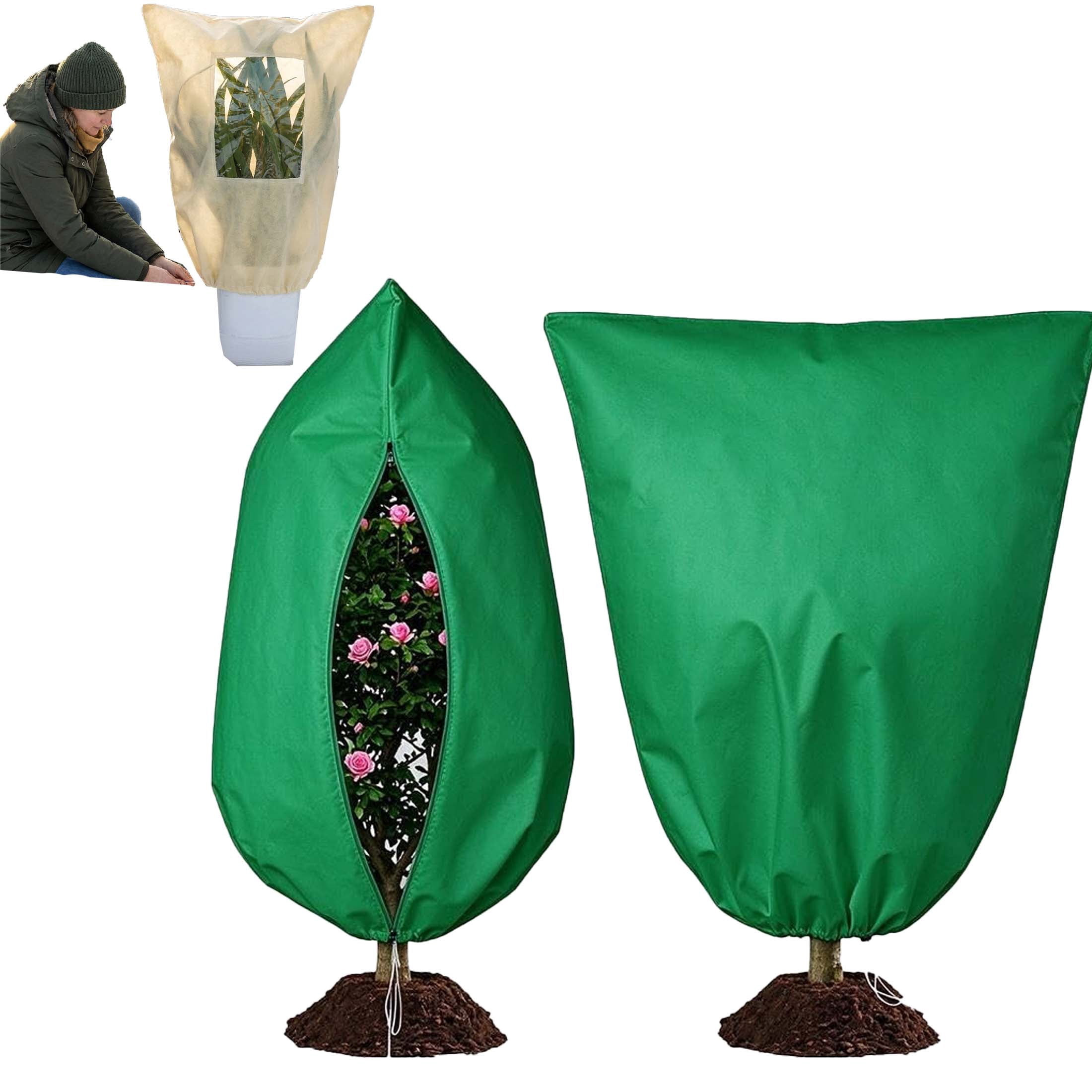 Vegetable Protector Plant Frost Protection Covers, Winter Cold Plant Blanket, Breathable ...