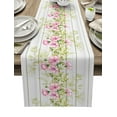 thumbnail image 1 of Plant Fruit Strawberry Wood Grain Table Runner Home Wedding Table Flag Mat Centerpieces Decoration Party Dining Long Tablecloth, 1 of 5