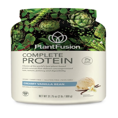 Plant Fusion Complete Protein Powder, Creamy Vanilla Bean, 32 oz