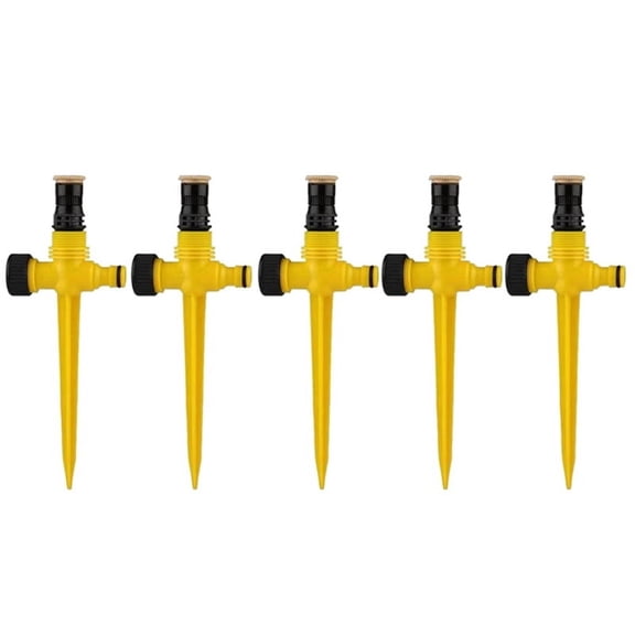 Plant Garden Vegetable Sprinkler Series Pin Adjustable Atomizing Buried Ground Plug Yellow