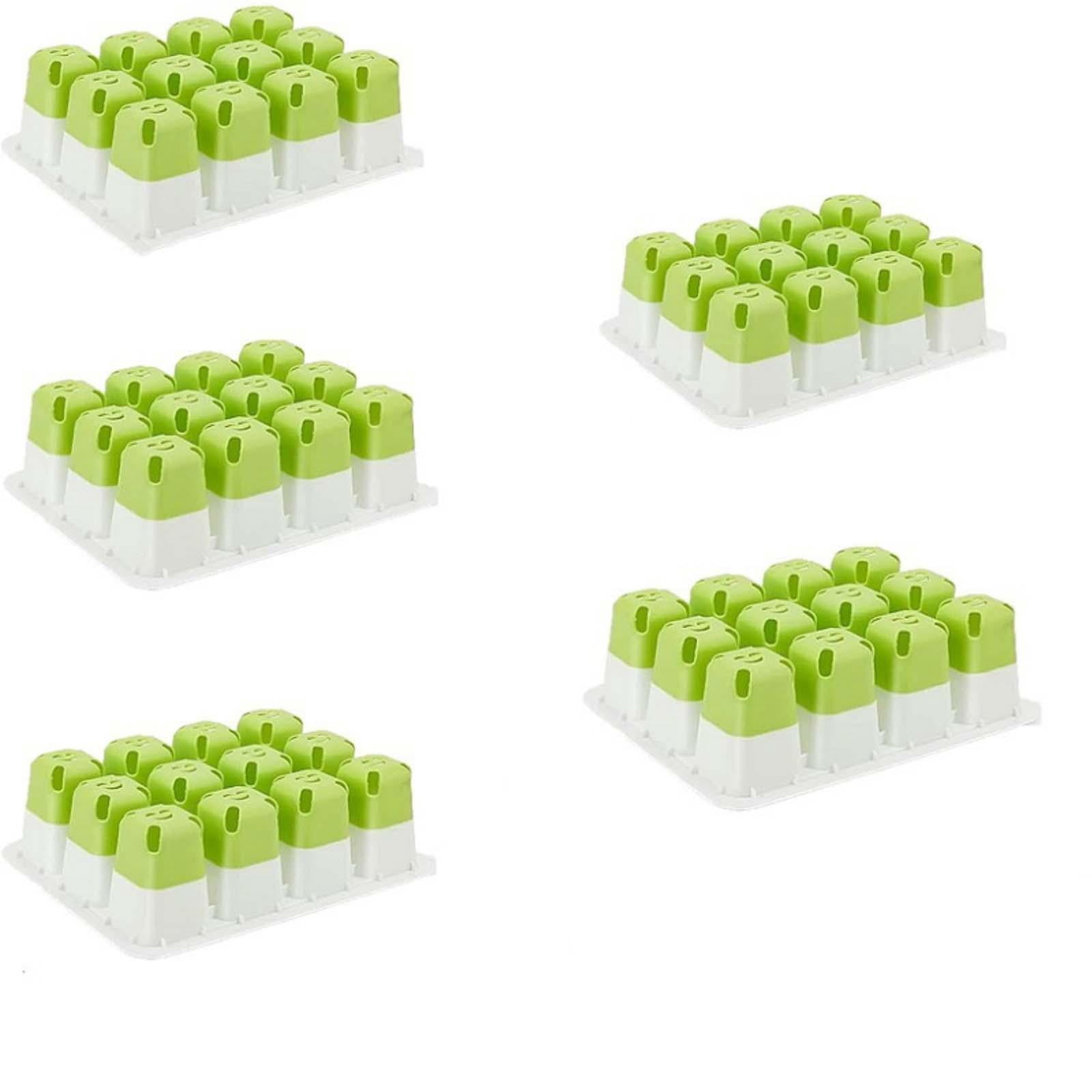 Plant Germination Trays, Reusable, Seedling Trays, 9X7 In, Plastic Planting Trays, Garden Seed Starting, Outdoor Spring Planting, 5 Pack