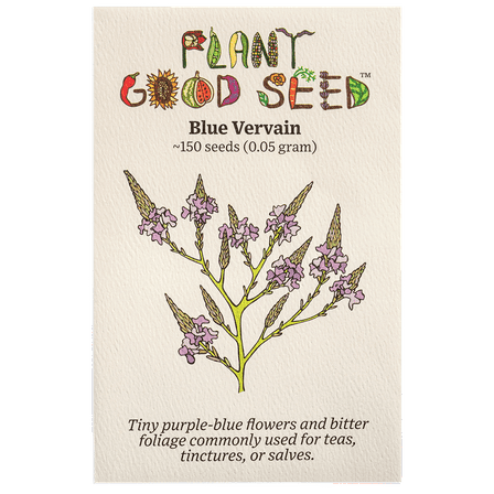 Plant Good Seed Blue Vervain Seeds - 150 Seeds, Herbs, Garden & Patio