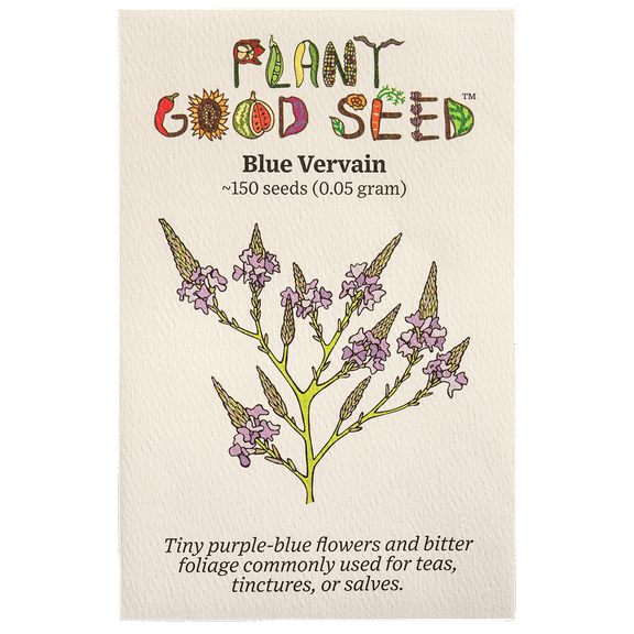 Plant Good Seed Blue Vervain Seeds - 150 Seeds, Herbs, Garden & Patio