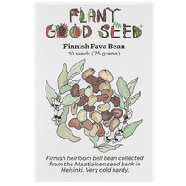 Plant Good Seed Organic Finnish Fava Bean Seeds for Planting - 10 Seed Packet