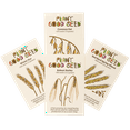 thumbnail image 1 of Plant Good Seed Organic Great Grains Seed Collection -  4 Packets - Oat, Wheat, Barley, Rye Heritage Grasses, 1 of 6