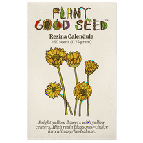 Plant Good Seed Resina Calendula Seeds for Planting Organic Partial Sun Annual Flower 60 Seed Packet