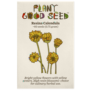 Plant Good Seed Resina Calendula Seeds for Planting Organic Partial Sun Annual Flower 60 Seed Packet