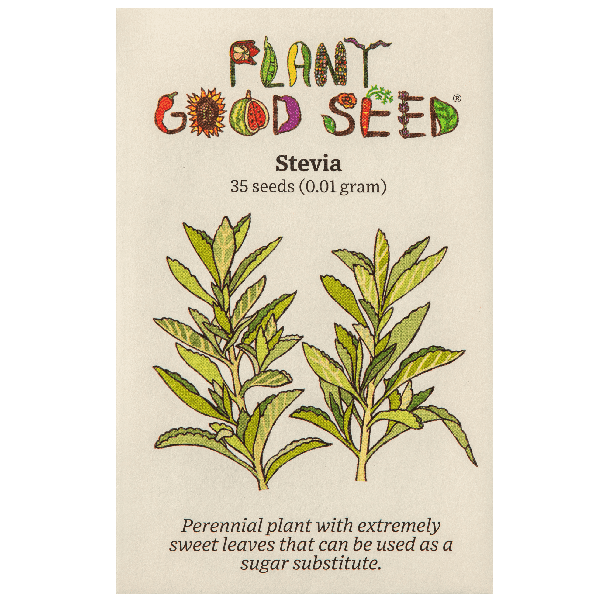 Plant Good Seed Stevia Seeds 35 Seeds, Natural Sugar Substitute