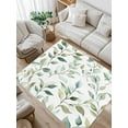 thumbnail image 1 of Plant Green Area Rug for Bedroom 3x5 Ft Farmhouse Eucalyptus Leaf Watercolor Super Soft fuzzy Throw Rug Non-Slip Fluffy Plush Indoor Floor Carpet for Living Room Nursery Home Decor, 1 of 8