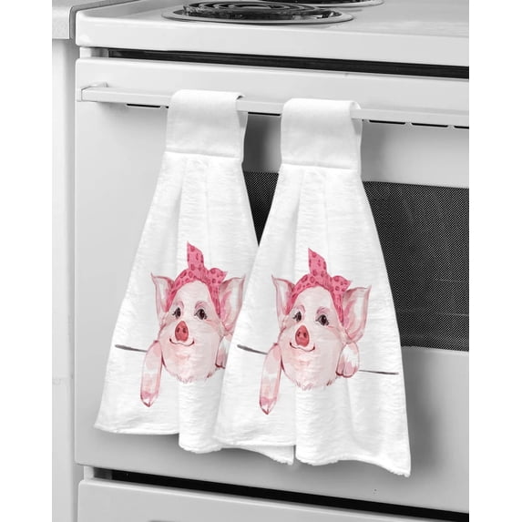 Plant Green Rattan Leaves White Hand Towel Quick Dry Microfiber Towels Kitchen Soft Absorbent Hand Towel