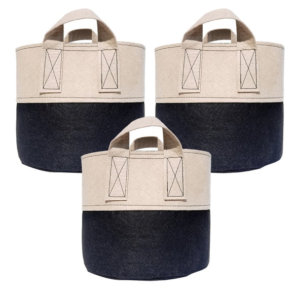 Plant Grow Bags 3 Pack Non-woven Fabric Plant Bags for Potato Tomato Vegetable