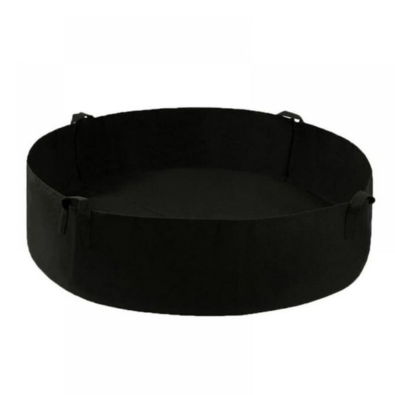 Plant Grow Bags - Garden Planting Pots for Potatoes Vegetables and Fruits, Green Fabric Felt Raised Planter with Super High Capacity(Black)