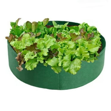 Plant Grow Bags, Round Raised Garden Planting Beds Pots, Durable Breathe Cloth Planting Container for Potatoes Vegetables and Fruits, Gardening & Outdoor 100 Gallon
