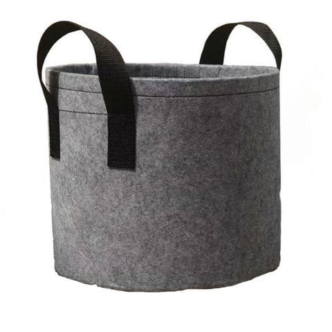 Plant Growing Bags 2 Gallon, Fabric Grow Pots for Strawberry Potato Tomato Carrot & Other Vegetable, Heavy Duty Thickened Garden Nonwoven Fabric Pots with Handles