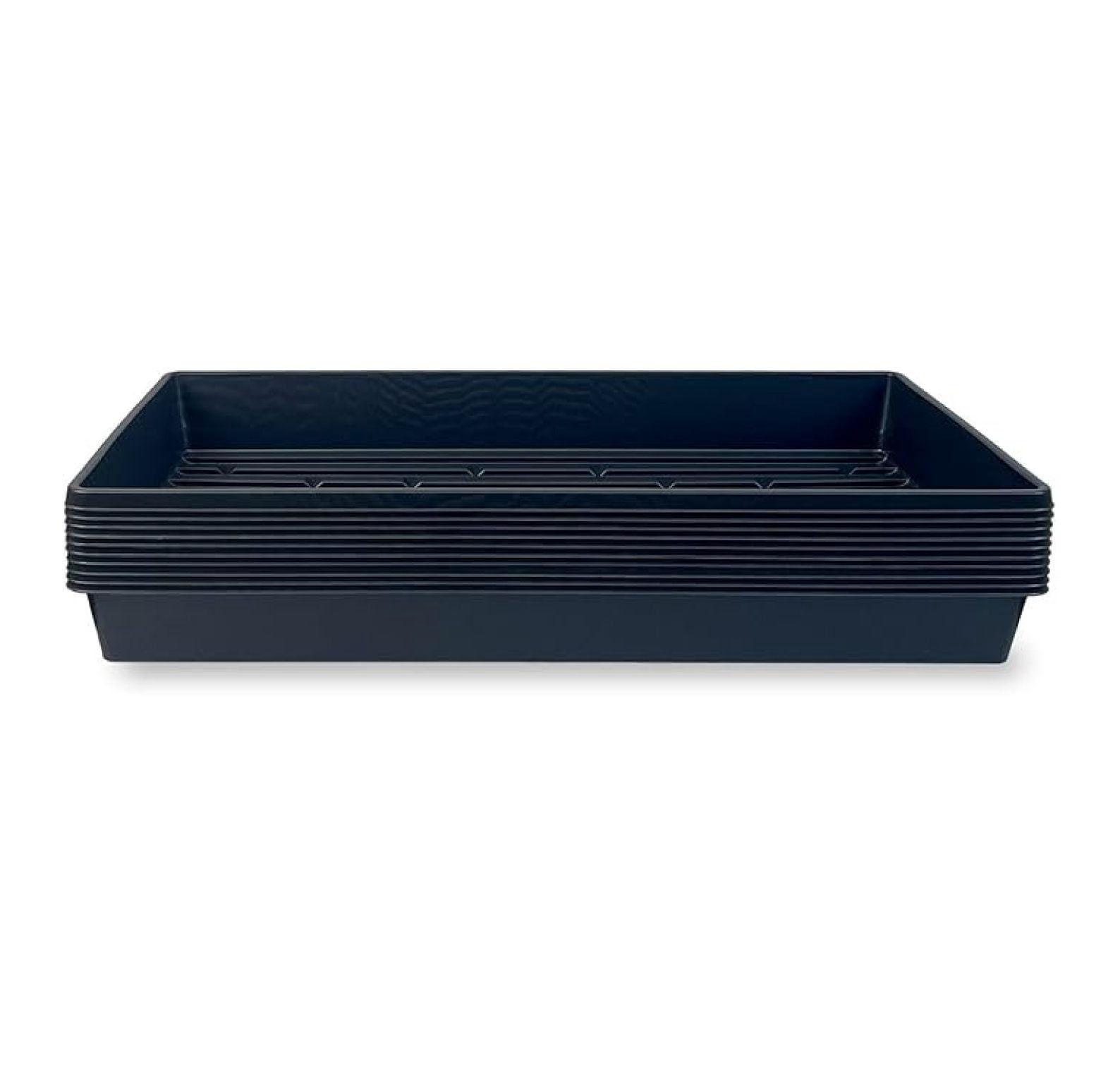 Plant Growing Trays 20x10" No Drain Holes Seed Starter Microgreens Hydroponic Indoor Gardening 10-Pack