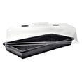 thumbnail image 1 of Plant Growing Trays (No Drain Holes) - 20" x 10" - Perfect Garden Seed Starter Grow or Drip Trays: for Seedlings, Indoor Gardening, Growing Microgreens, Wheatgrass (5 Trays and 5 Humidity Domes), 1 of 4