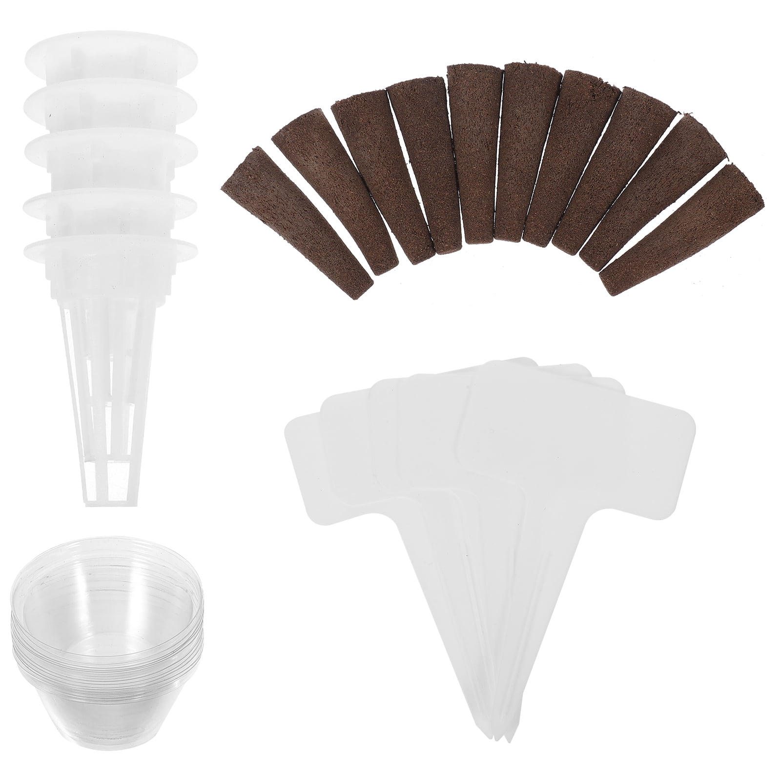 Plant Growth Basket Sponge Humidity Dome Starter Pots for Planting Grow ...