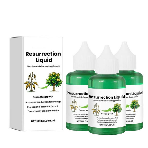 Plant Growth Fluid Growth Enhancer Supplement Fertilizer Liquid for Indoor Outdoor Plants Vegetables 50ml