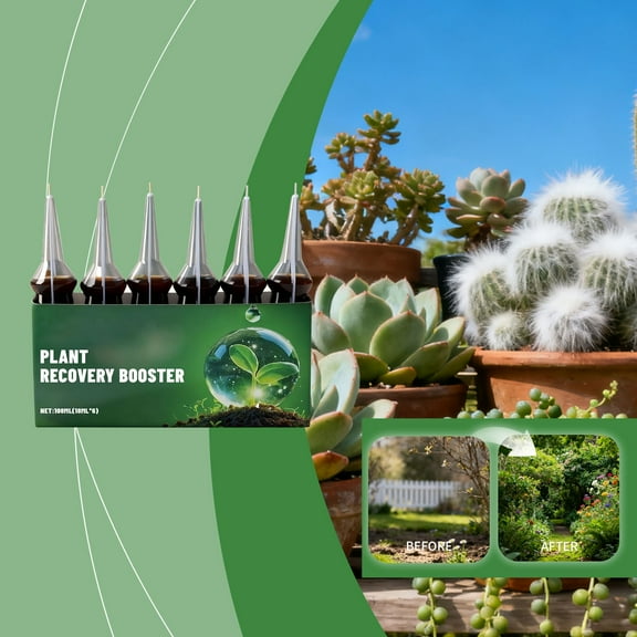 Plant Growth Nutrient Solution - Essential Fertilizer for Potted Plants, Boosts Nutrition & Flowering, for Indoor Outdoor Gardening