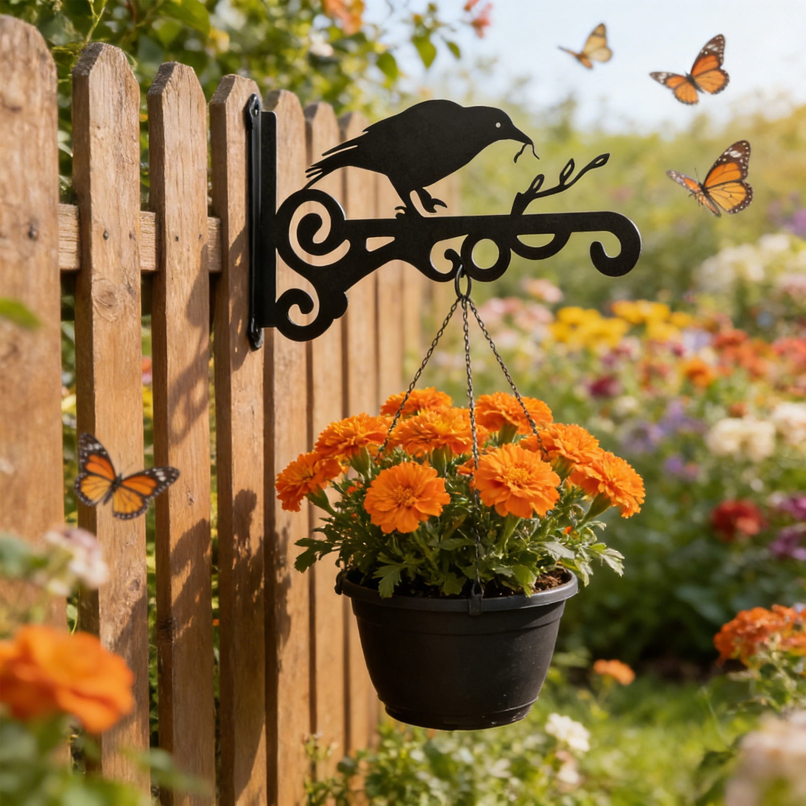 Plant Hanger Bracket, Bird Feeder Hook, Hanging Plant Hooks Rustproof ...