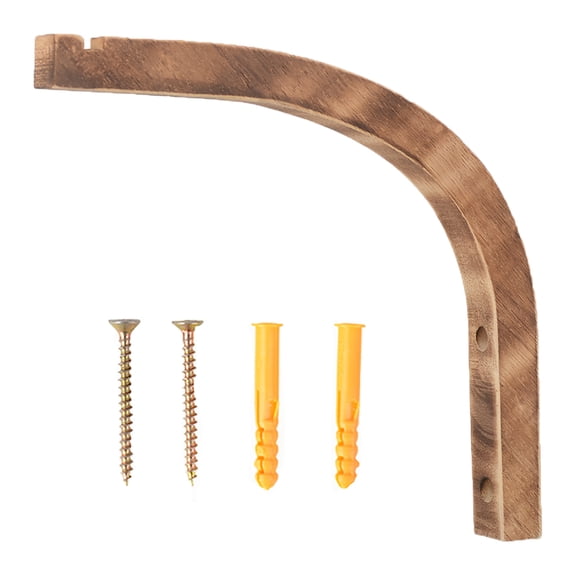 Plant Hanger Hook,Wooden Indoors Outdoor Wall Hanger Bracket for Flower Pots Bird Feeder Wind Chimes