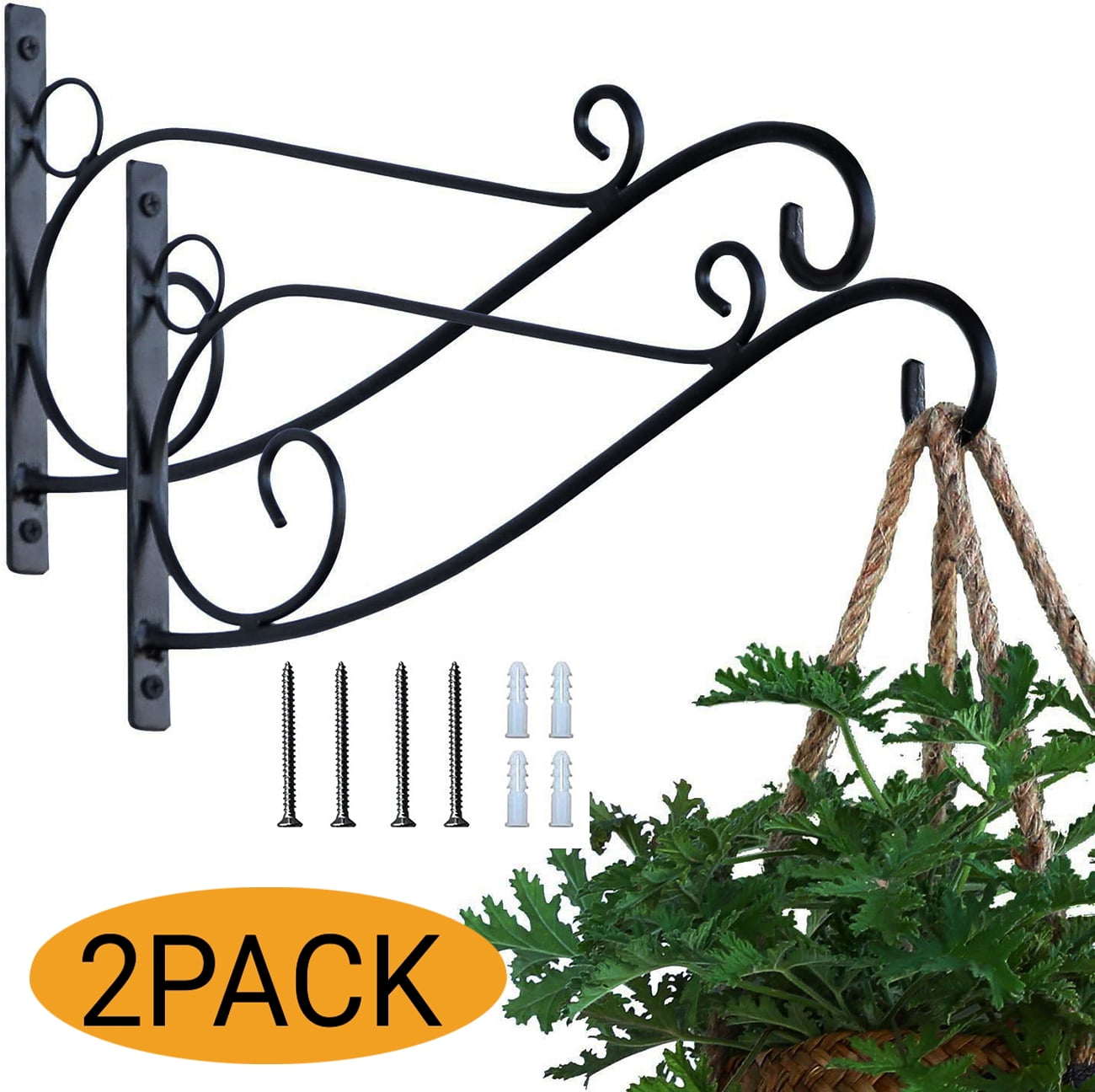 Plant Hanger Wall Hooks for Hanging Plant Bracket for inside outside