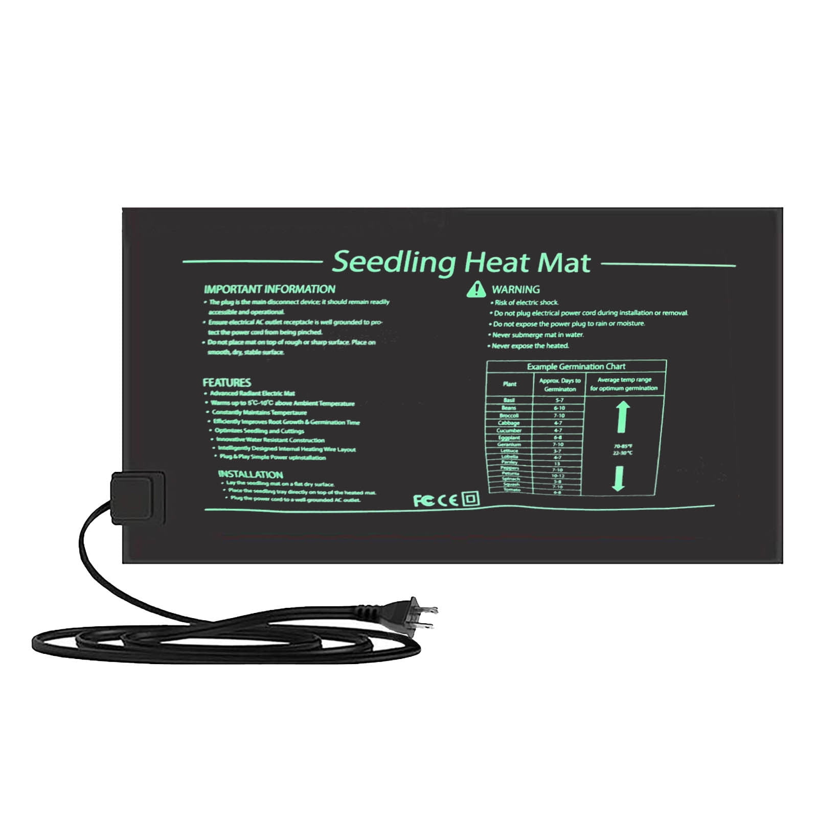 Plant Heating Pad, Heating Pad, Seed Germination And Growth Pad