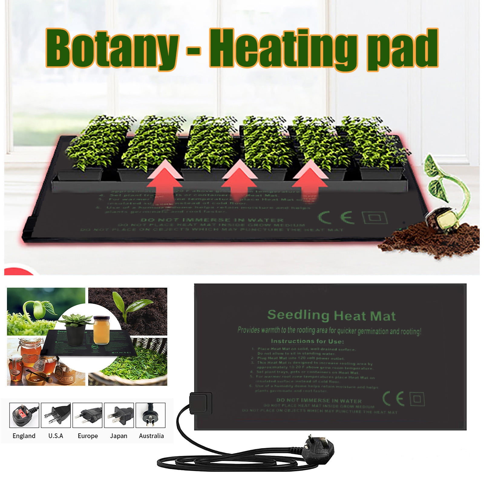 Plant Heating Pad, Seedling Heating Pad, Seed Germination And Growth Pad