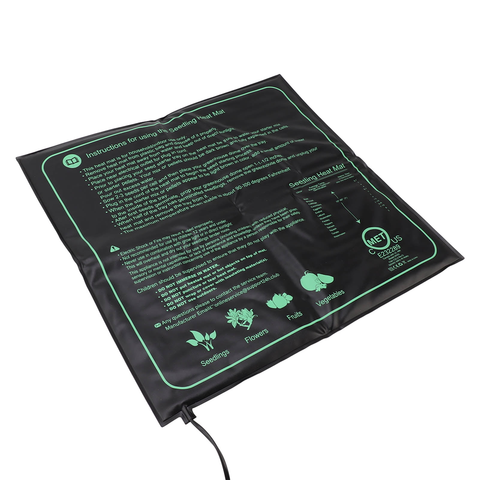 Plant Heating Pad Waterproof Seedling Heat Mat Heating Pad for Plants