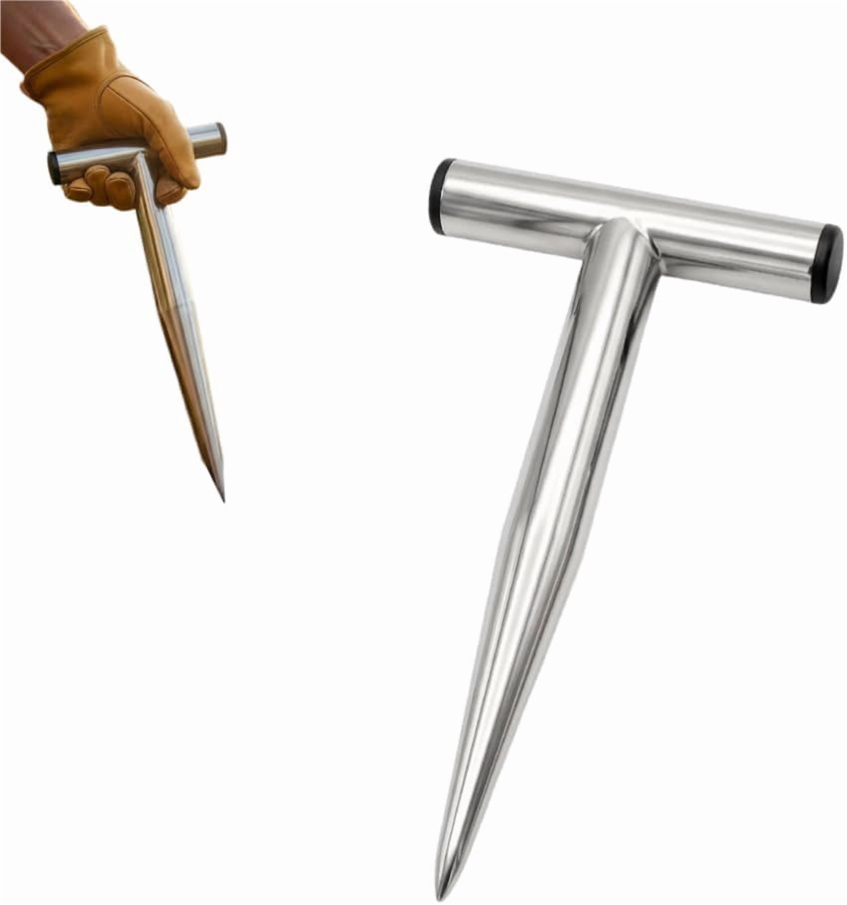 Plant Hole Digger for Planting, 2026 New T-Wooden Handle Stainless ...