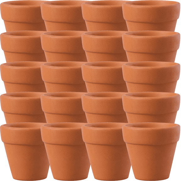 Plant Home Decor Mini Terracotta Pots 2 Inch Flower Succulent Planters Small Ceramic 20 Pcs