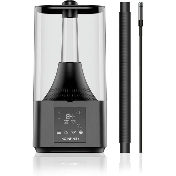 Plant Humidifier 4.5 L with VPD Controls 10-Level Precision Vaporizer Extendable Targeting Hose No-Leak Seal