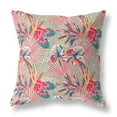 thumbnail image 1 of Plant Illusion Indoor/Outdoor Pillow in Red Gold 18x18, 1 of 8