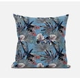thumbnail image 1 of Plant Illusion Throw Pillow in Gray Pink White 18x18, 1 of 4