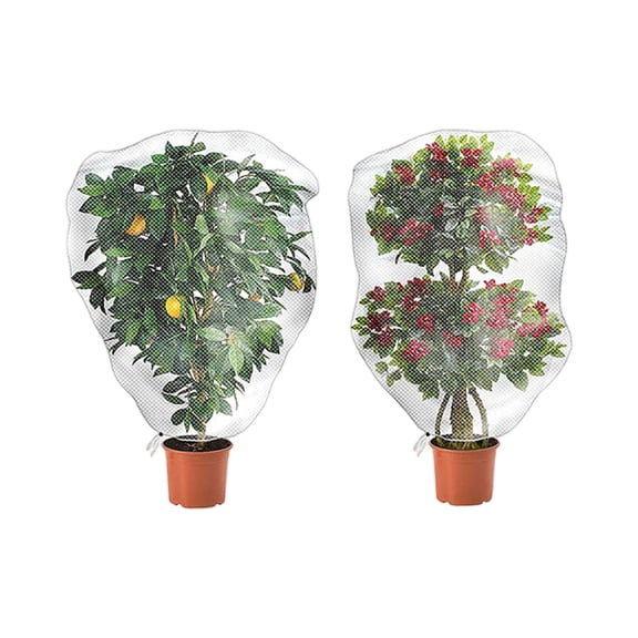 Plant Insect Barrier Cover 180 x 200 cm Drawstring Zipper Mesh Net Enclosure for Potted Plants Fruit Trees Shrubs Garden Use