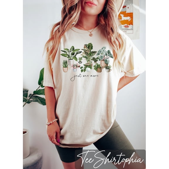 Plant Lady Shirt: Just One More Gardening Tee All Size S-5Xl