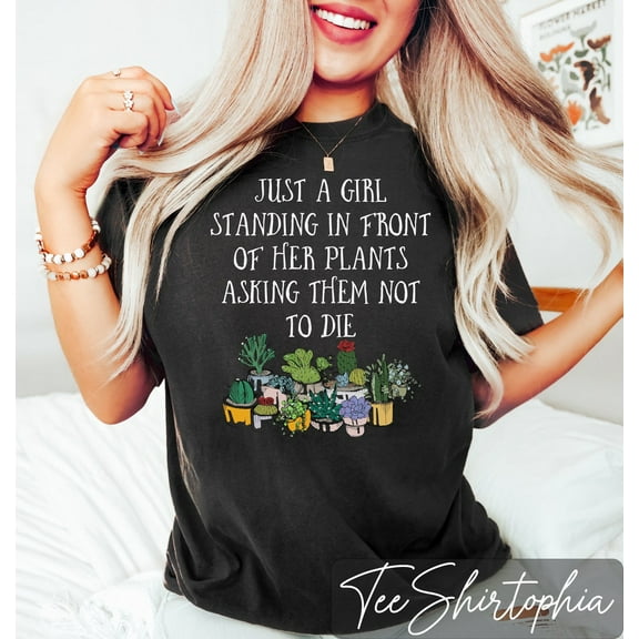 Plant Lady T-Shirt, Gardening Shirt, Plant Lover All Size S-5Xl