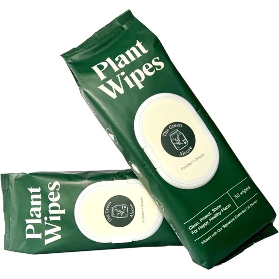 Plant Leaf Cleaner & Leaf Shine, Plant Cleaner | 2 Pack of 50 (Total 100 Count)