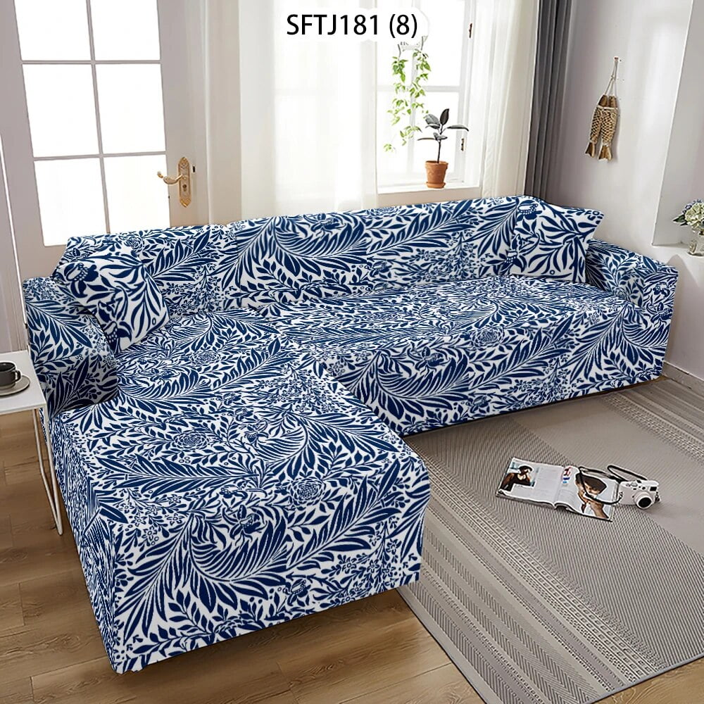 Plant Leaves Sofs Covers Sectional Sofa Cover L Shape Sofa Cover Sofa