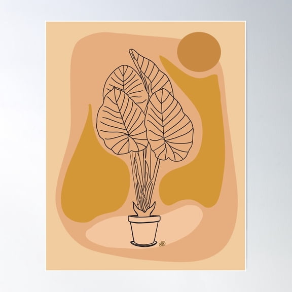 Plant Life Poster Wall Art, Modern Wall Decor For Living Room Bedroom, 16x24 UNFRAMED