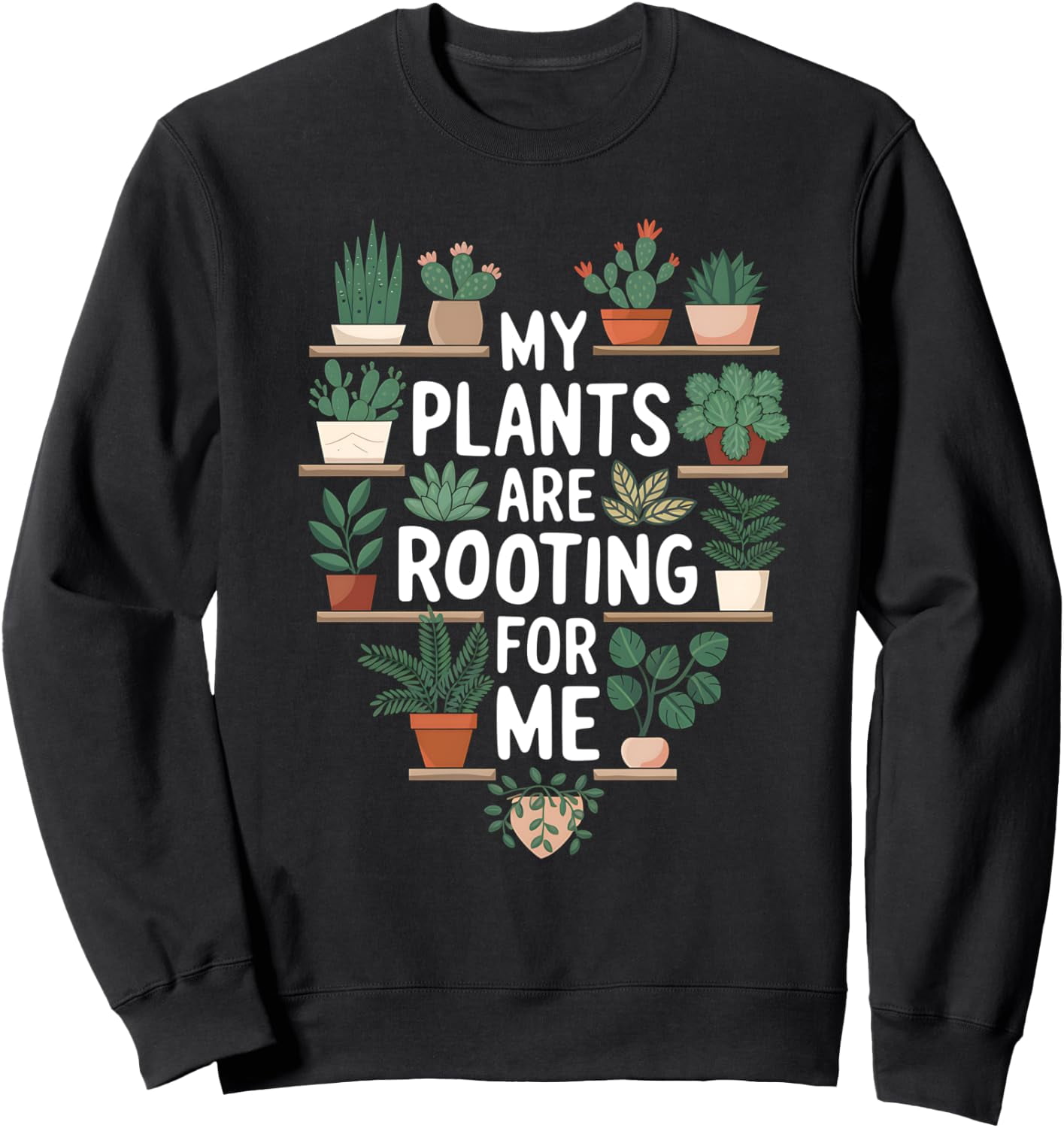 Plant Lover Gardening Pun My Plants Are Rooting For Me Graphic ...