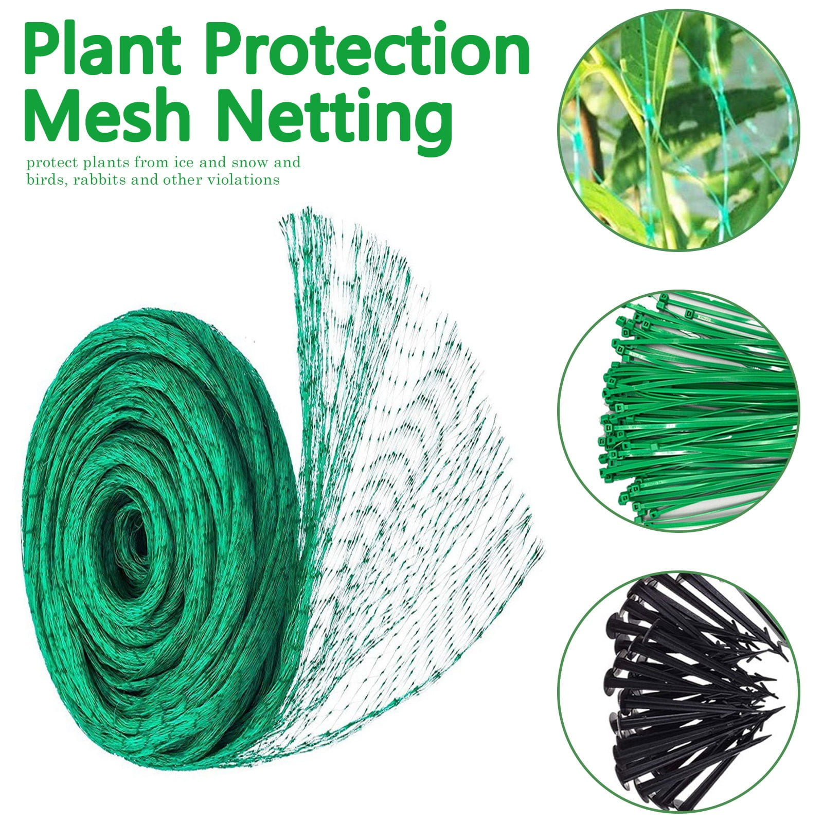 Plant Mesh Netting deters Birds Cicada Deer Rabbits Prevent Snow/ice