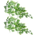 thumbnail image 1 of Plant Monstera Leaf 2 Pcs Realistic Rattan Garland Fake Planta Faux Hanging Decoration for Bedroom Plastic, 1 of 6